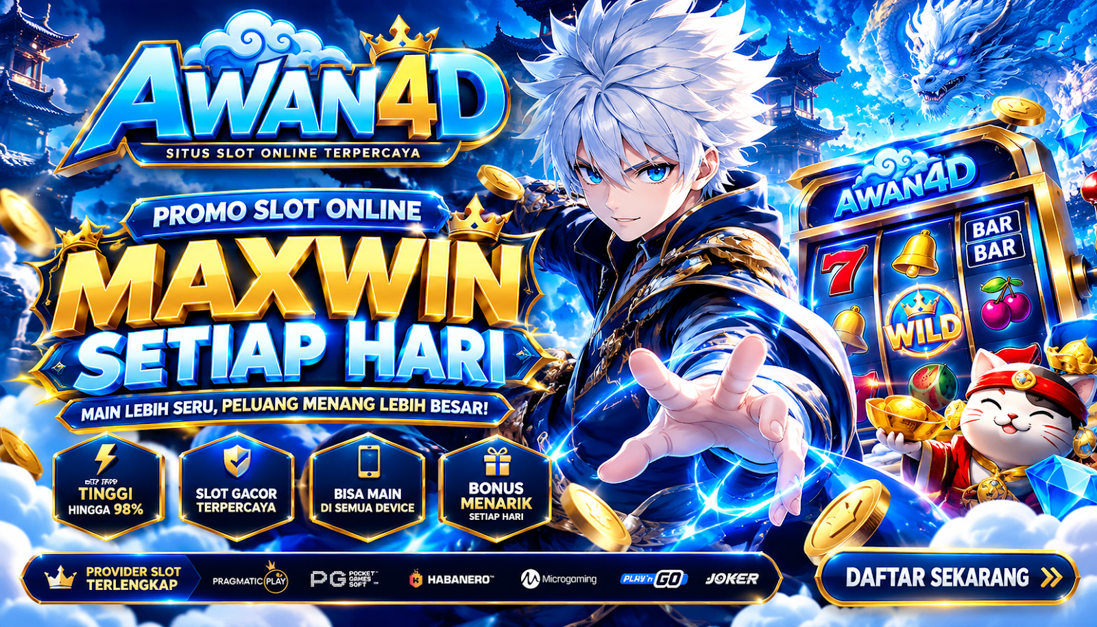 AWAN4D Neon Fantasy Slot Adventure